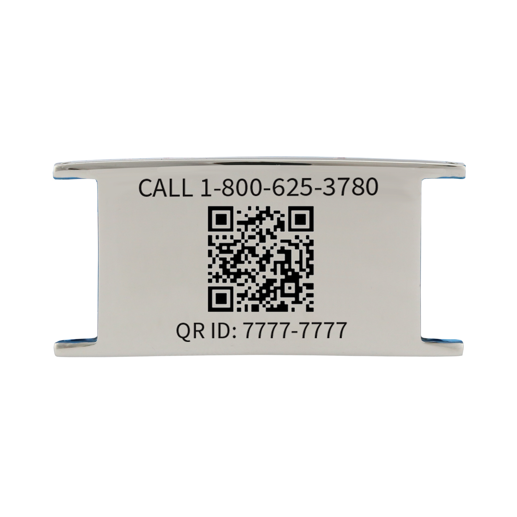 QR Code Child Titanium Medical ID Bracelet Green, Green, large image number 1